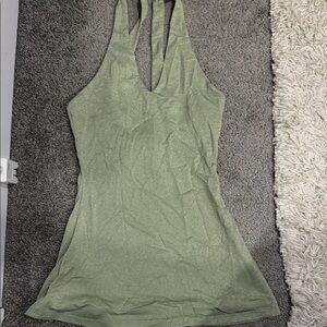 Tiger Mist Shimmering Green Mini Dress